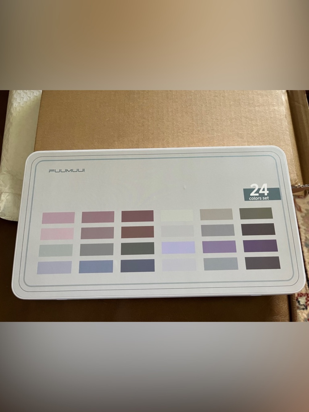 Fuumuui 24-Color Opaque Semi-Solid Watercolor Paint Set - Picture 2 of 6